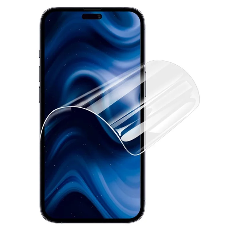 IMAK Hydrogel Film 4th Gen for iPhone 16 Pro Full Screen Protector Ultra Clear Soft TPU Film