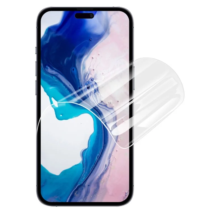 IMAK Hydrogel Film 4-го поколения для iPhone 16 Full Screen Protector Ultra Clear Soft TPU Film