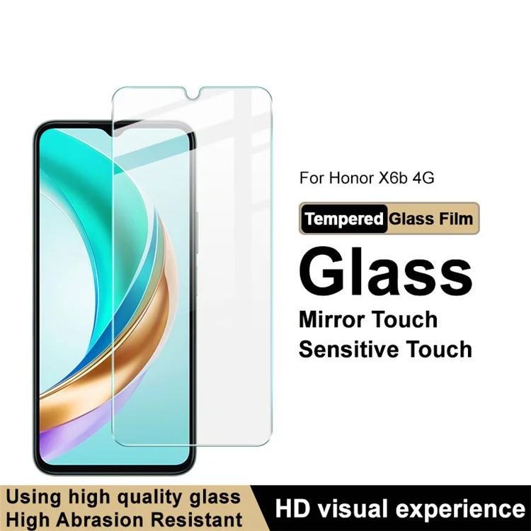 IMAK H Series For Honor X6b 4G Tempered Glass Screen Protector Shatter-Proof Protection