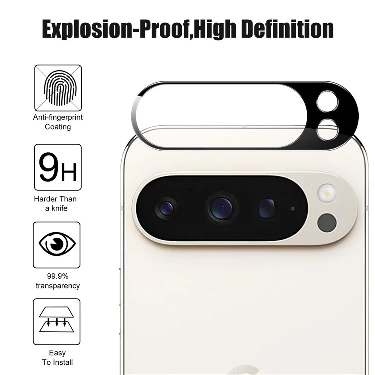 Per Google Pixel 9 Pro Camera Pensietto Protector Ultra Clear Temped Glass Lens Film