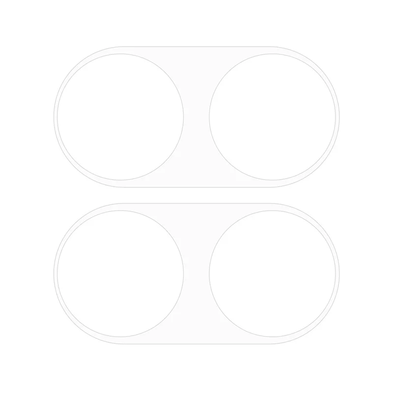 2Pcs For OnePlus Nord 4 Camera Lens Protector 3D Arc Edge Anti-Scratch Tempered Glass Lens Film