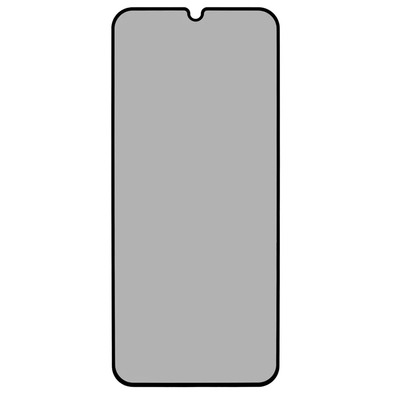 Protector de pantalla de cristal templado con impresión de seda para Realme Note 50 4G, que cubre toda la pantalla y protege de miradas indiscretas