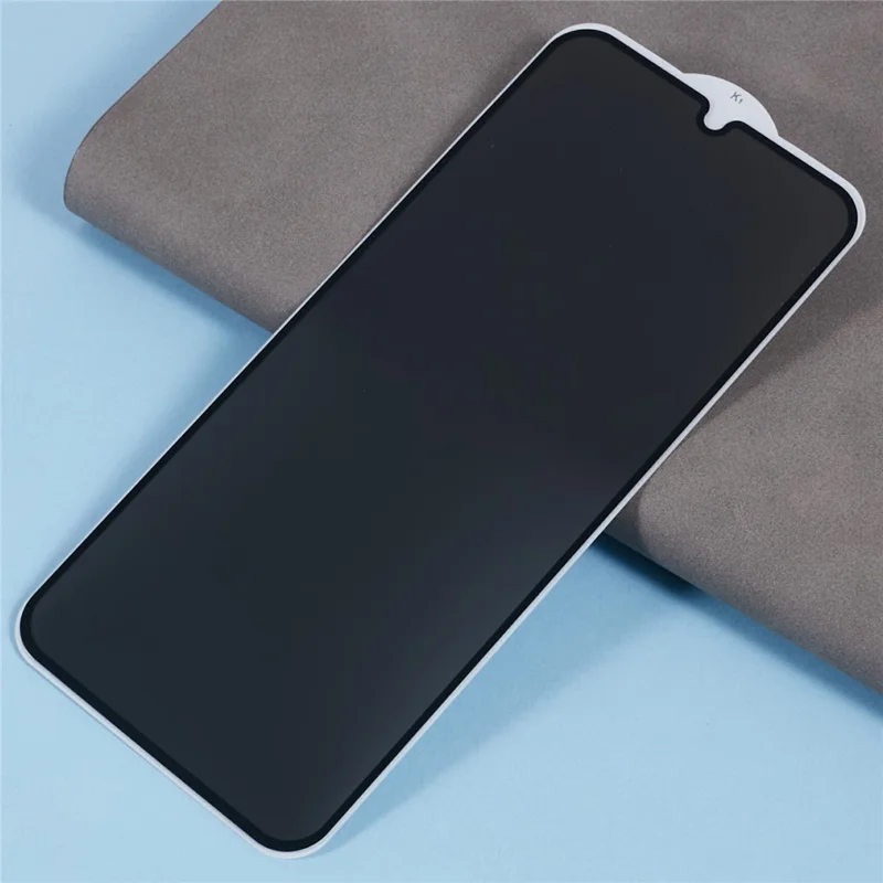 Protector de pantalla de cristal templado con impresión de seda para Realme Note 50 4G, que cubre toda la pantalla y protege de miradas indiscretas