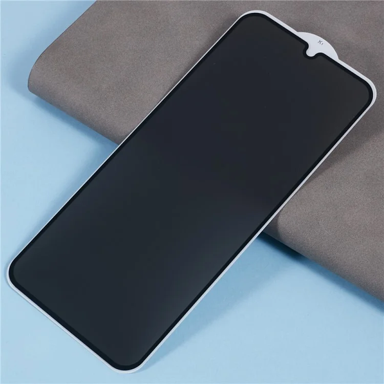 For Samsung Galaxy A06 4G / A06 5G Anti-Peep Full Covering Screen Protector Silk Printing Tempered Glass Film