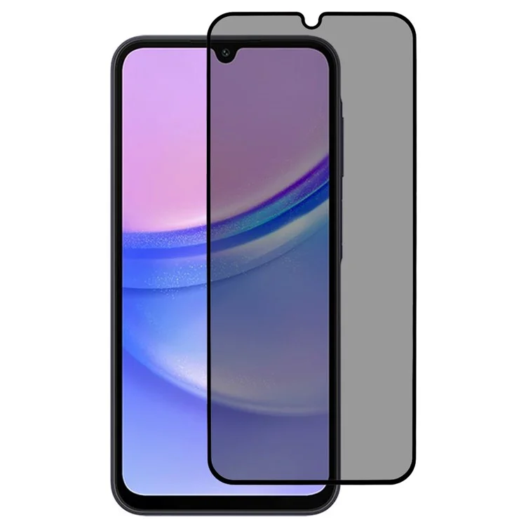 Для Samsung Galaxy A16 5G / A16 4G Anti-Peep Full Covering Screen Protector Silk Printing Tempered Glass Film