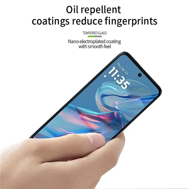 MOFI JK Series-1 Pour Motorola Moto G45 5G Full Screen Protector Anti-Explosion 9H Dureté