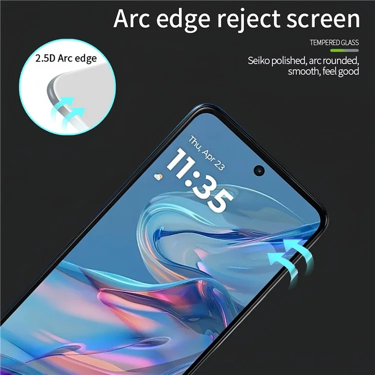Pinwuyo JK Series-2 Pour Motorola Moto G45 5G Film en Verre Trempé 9h Protecteur en Plein Écran