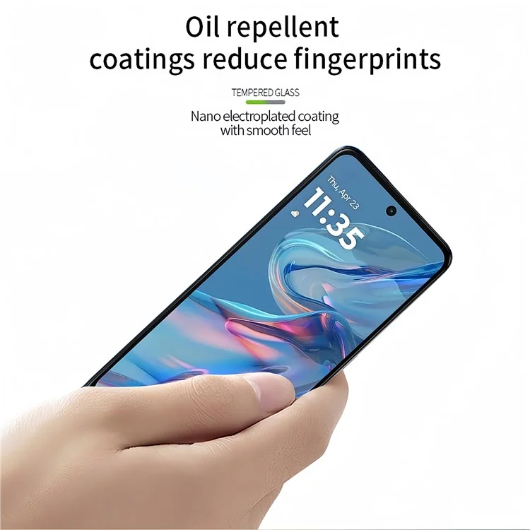 Pinwuyo JK Series-2 Pour Motorola Moto G45 5G Film en Verre Trempé 9h Protecteur en Plein Écran
