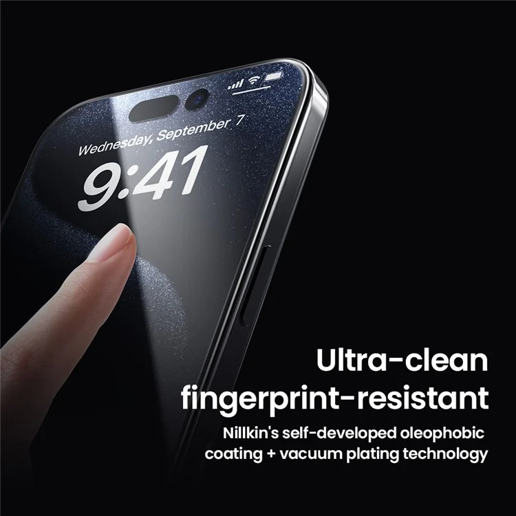 NILLKIN CP+PRO Per iPhone 16 Protezione schermo Pellicola in vetro AGC Ultra Clear