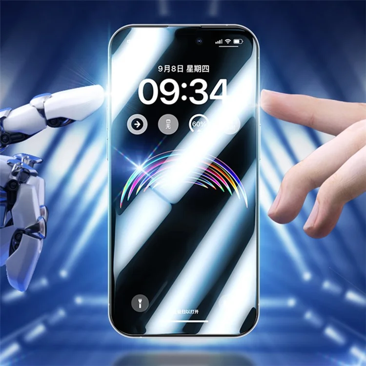 Benks For Iphone 16 Pro Matte Screen Protector 0,23 мм Высотой Алюминиевая Стеклянная Пленка Silicon