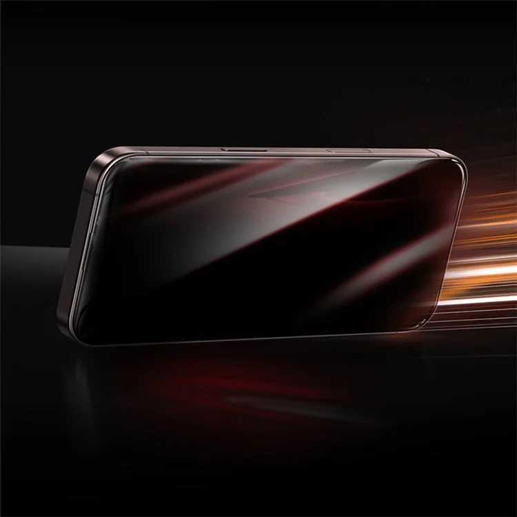 BENKS Pour iPhone 16 Pro Max Protecteur d'écran anti-espion Zero Sense High Verre aluminium-silicium Film