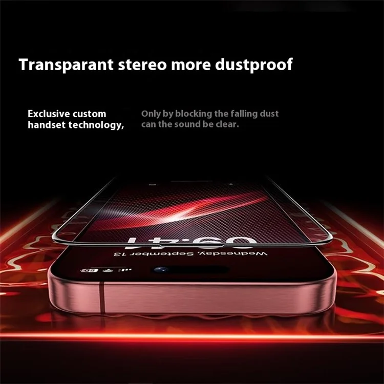 BENKS For iPhone 16 Plus / 15 Plus / 14 Pro Max Zero Sense HD Clear Screen Protector High Aluminium-Silicon Glass Film