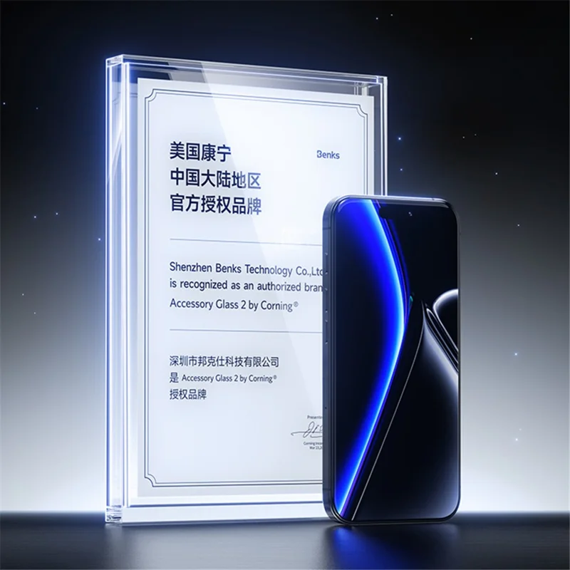 BENKS For iPhone 16 Pro Anti-Spy Corning Gorilla Glass Full Screen Protector