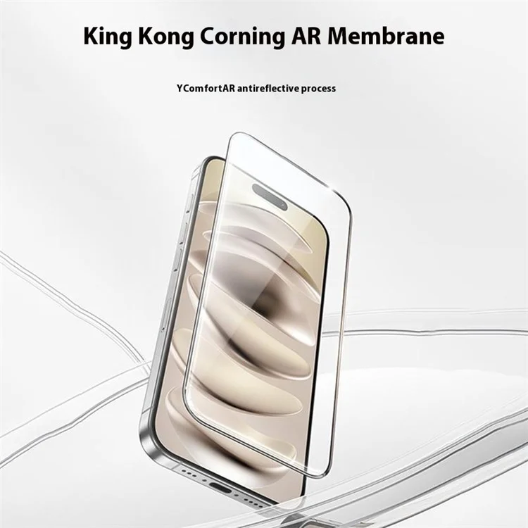BENKS For iPhone 16 Pro Max Corning Gorilla Glass Screen Protector AR Anti-Glare HD Clear Film