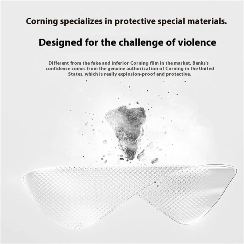 Benks Für Iphone 16 Pro Corning Gorilla Glass Ultra Clear Screen Protector