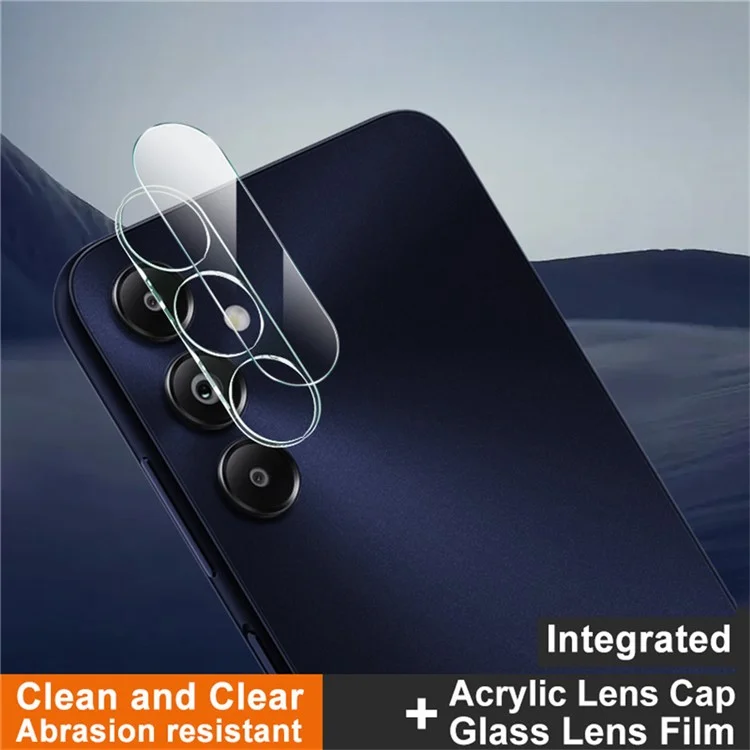IMAK For Samsung Galaxy F14 4G / M14 4G Tempered Glass Camera Lens Protector + Acrylic Lens Cap