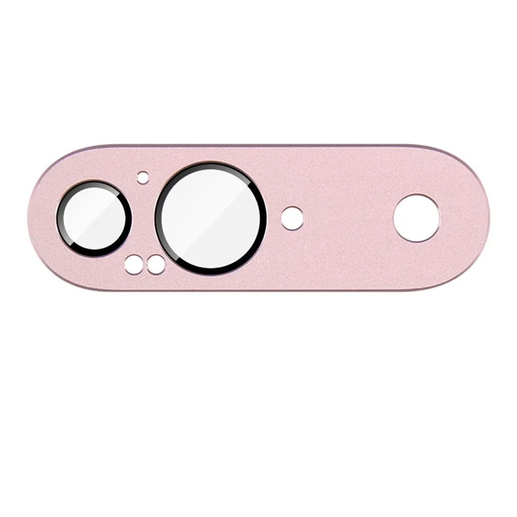 IMAK Pour Google Pixel 9 Camera Lens Film Metal Lens Cap + Protecteur D'objectif en Verre Trempé - Rose