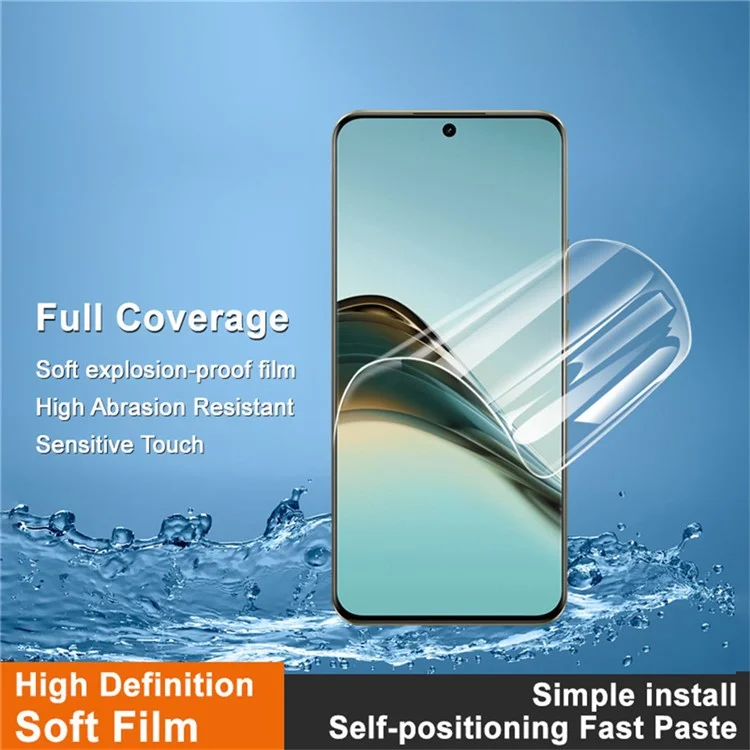 IMAK Hydrogel Film 4th Gen for Realme 13 Pro Ultra 5G / 13 Pro 5G (Global) / 13 Pro+ 5G (Global) Full Screen Protector Ultra Clear Soft TPU Film