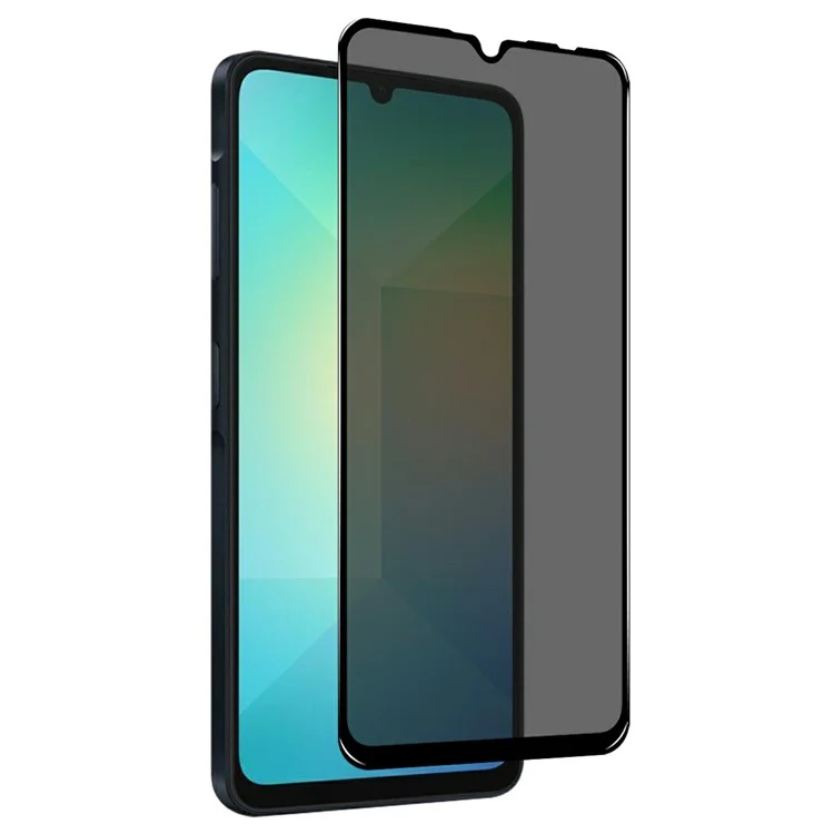 NORTHJO A++ For Samsung Galaxy A06 4G Privacy Screen Protector Silk Printing Full Glue Anti-Spy Tempered Glass Film