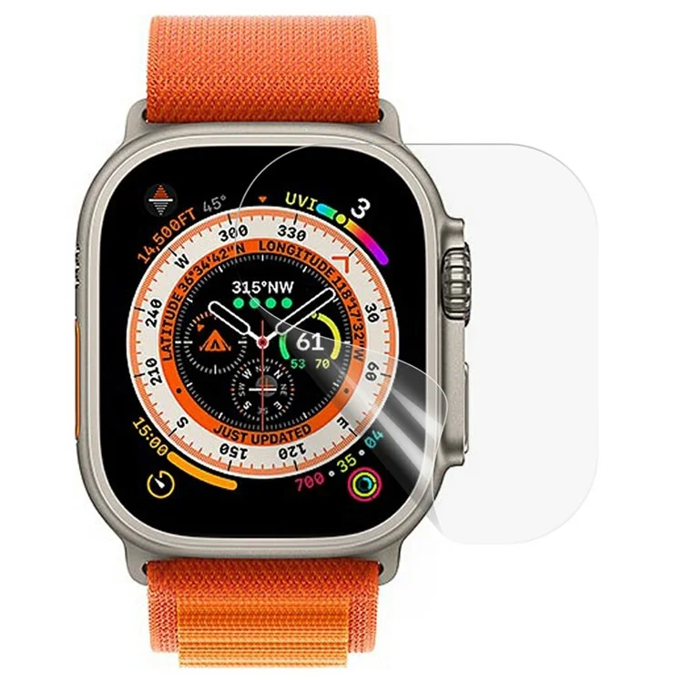 Защитная пленка для Apple Watch Series 10 42 мм Противоударная TPU+PET Ультра-прозрачная гидрогелевая пленка для экрана