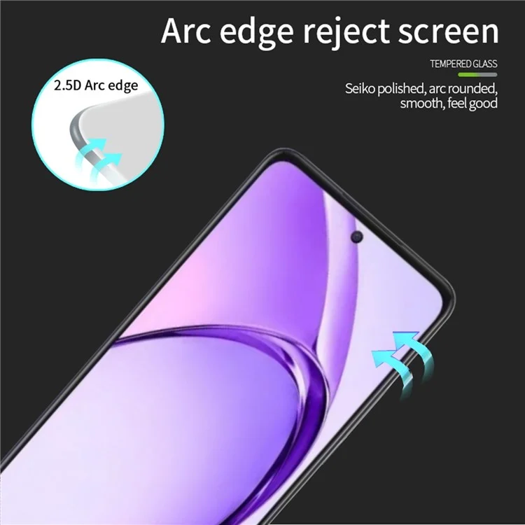 Pinwuyo JK Serie-2 Für Oppo A80 5G Tempered Glass Film 9h Vollbildschutzschutz