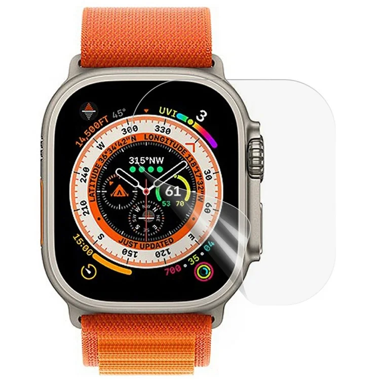 For Apple Watch Series 10 46mm TPU Flexible Screen Protector Full Protection Anti-Scratch Screen Film