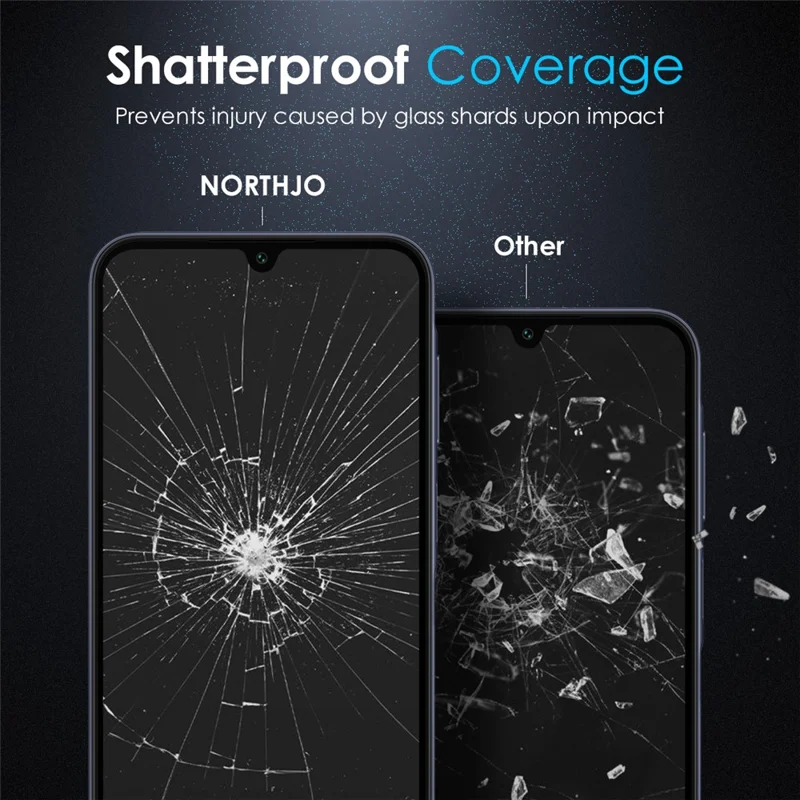 NORTHJO A++ For Samsung Galaxy A16 5G Privacy Screen Protector Silk Printing Full Glue Anti-Spy Tempered Glass Film