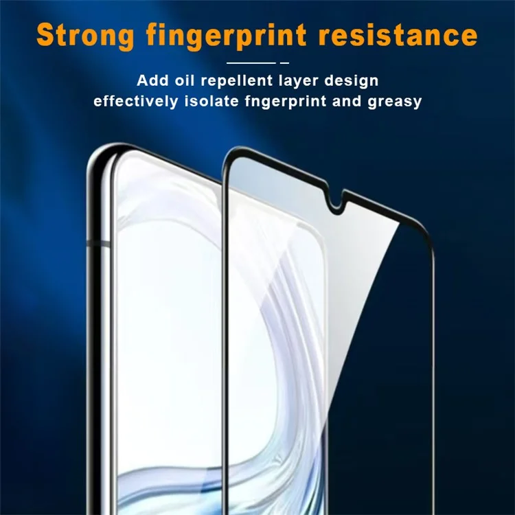 10Pcs For Samsung Galaxy A06 4G / A06 5G Screen Protector Silk Printing Edge Full Glue Complete Covering