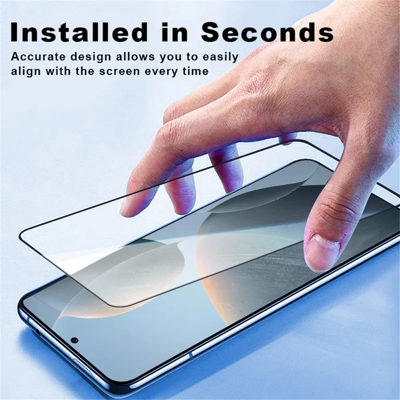 Para Motorola Moto G55 5G Protector de pantalla de vidrio de aluminio-silicio de alta calidad, impresión de seda 2.5D