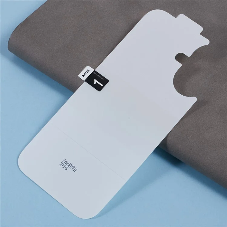 For iPhone 16 Plus Back Screen Protector Hydrogel HD Clear TPU + PET Phone Back Cover Film
