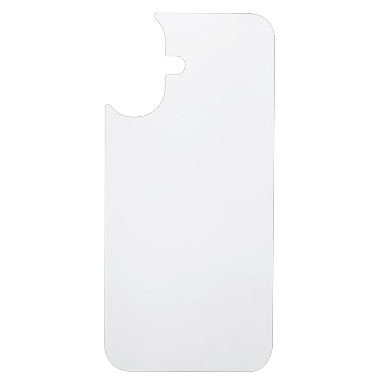 Para iPhone 16 Plus HD Clear Tempered Glass Back Film 2.5D Arc Edge 9H Hardness Anti-Scratch Back Protector