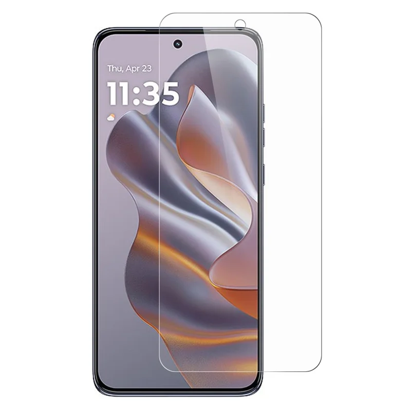 Amorus Für Motorola Moto S50 5G Temperiertes Glas Heck HD Clear 2,5d Lichtbogenkante 9H Härte Kratzfestes Rückenschutzschutzschutz