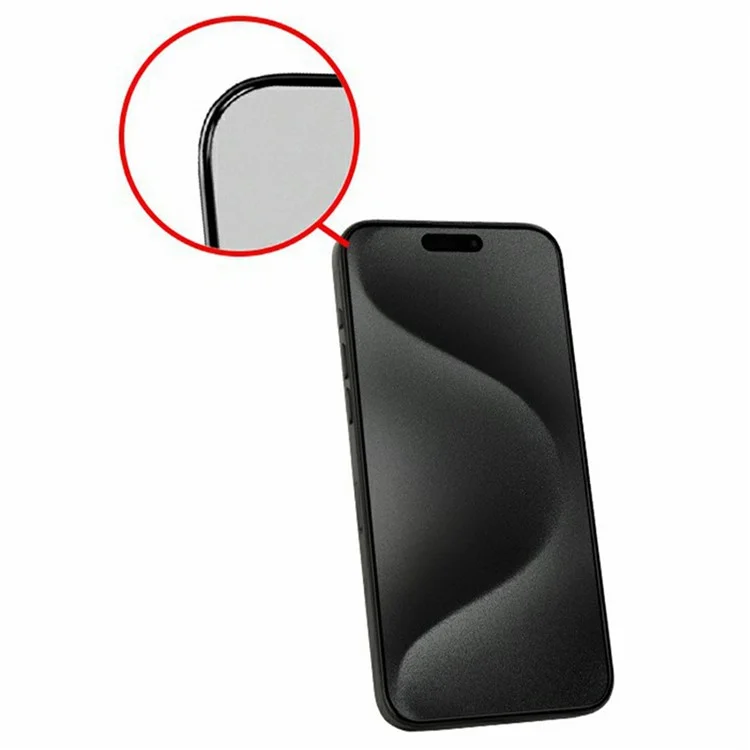 Kzdoo Per Iphone 16 Plus / 15 Plus / 14 Pro Max Anti-pese Temped Glass Screen Protector Film Schermata di Stampa in Seta Per Colla Completa