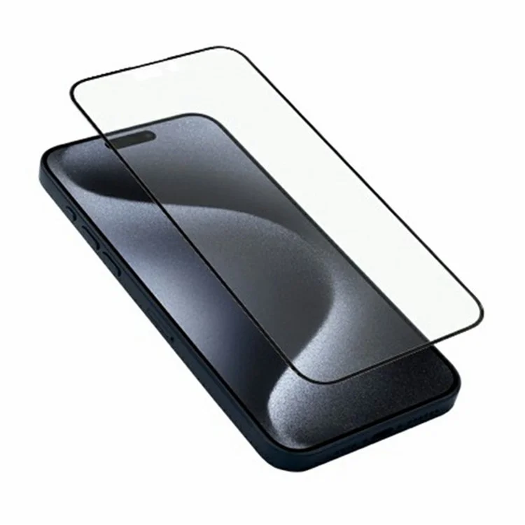 KZDOO Para Iphone 16 AG Matte Screen Protector Anti-Fingerprint Película de Vidrio Templado Anti-Glare Full Glue Silk Printing