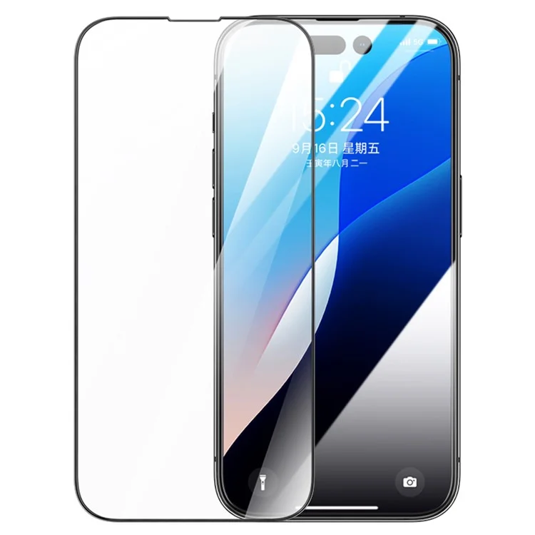 Rock Für Iphone 16 Pro Max Temperierte Glasschirme Protektor Seidendruck Ultra Klarer Vollbildfilm