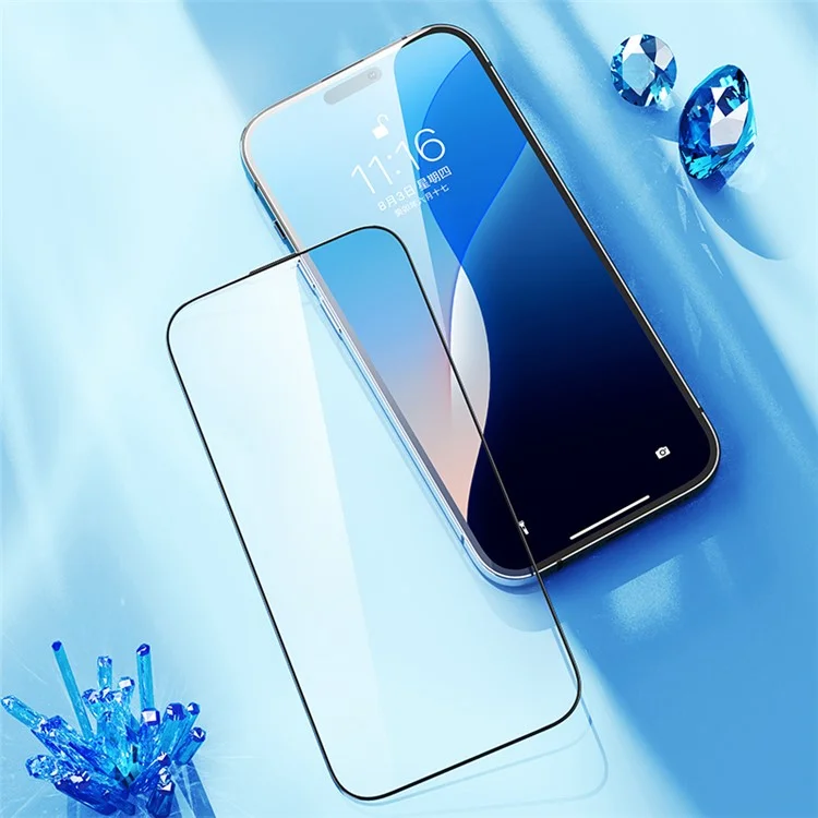 Rock Für Iphone 16 Pro Max Temperierte Glasschirme Protektor Seidendruck Ultra Klarer Vollbildfilm