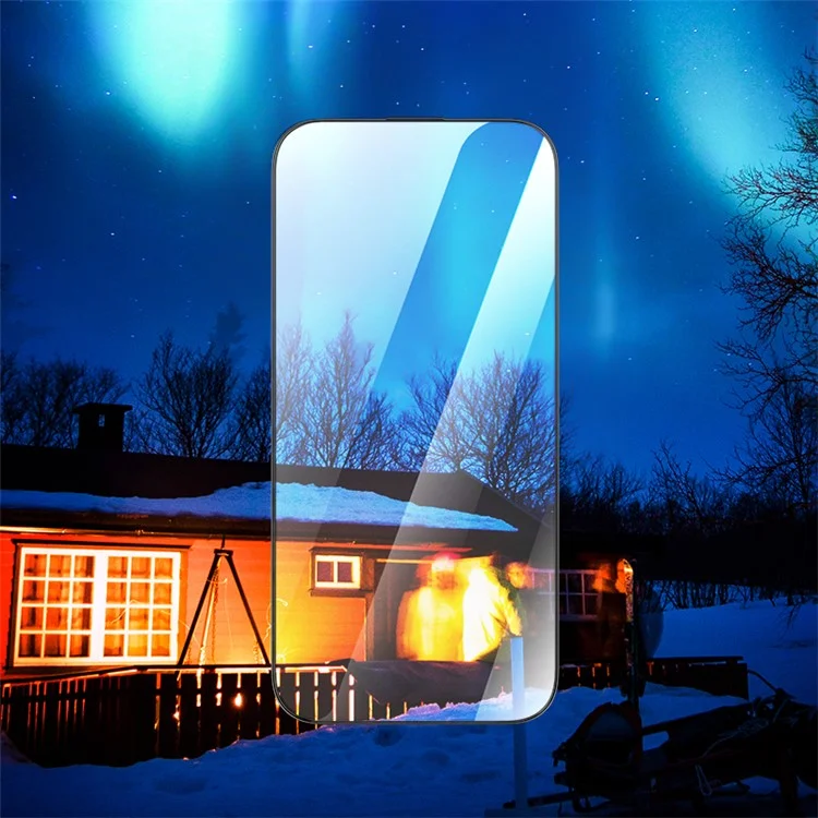 Rock Für Iphone 16 Pro Max Temperierte Glasschirme Protektor Seidendruck Ultra Klarer Vollbildfilm