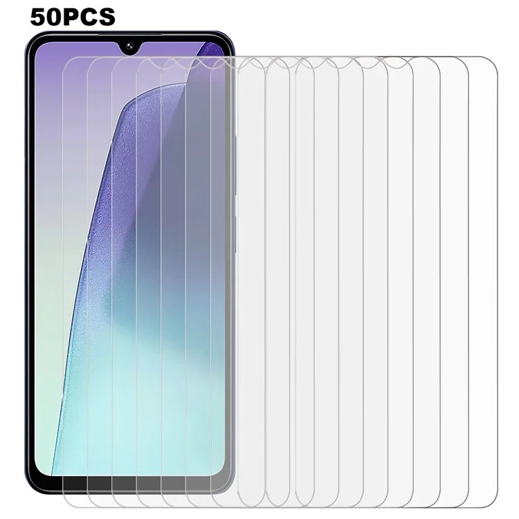Bulk Purchasing 50Pcs for Xiaomi Poco C75 4G / Redmi 14R 5G / 14C 4G / A3 Pro 4G Screen Protector Ultra Clear Full Glue Tempered Glass Film
