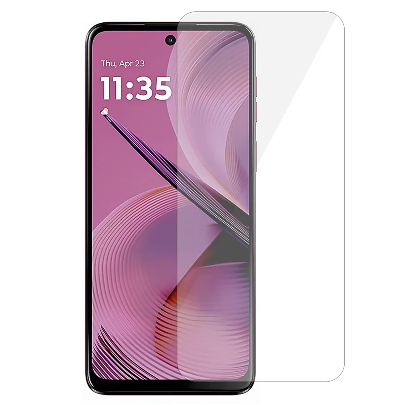 Für Motorola Moto G55 5G Hochwertige Aluminium-Silizium-Glasschutzfolie mit 2,5D-Randdesign