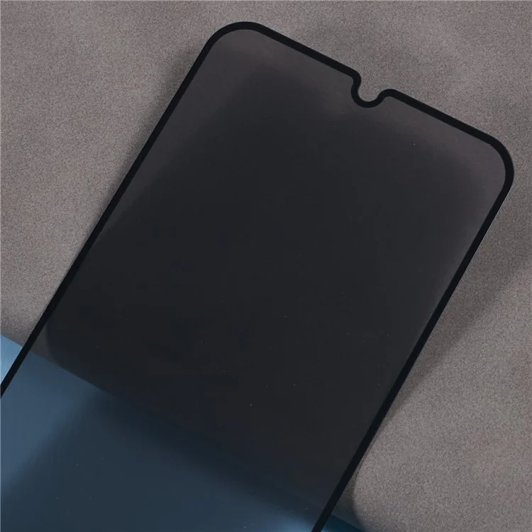 For Samsung Galaxy F14 4G Anti-Spy Screen Protector Silk Printing High Aluminium-Silicon Glass Film