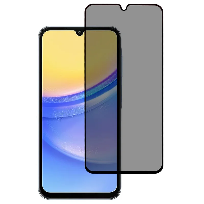 Для Samsung Galaxy A16 5G / A16 4G Anti-Spy Screen Protector Silk Printing High Aluminium-Silicon Glass Film