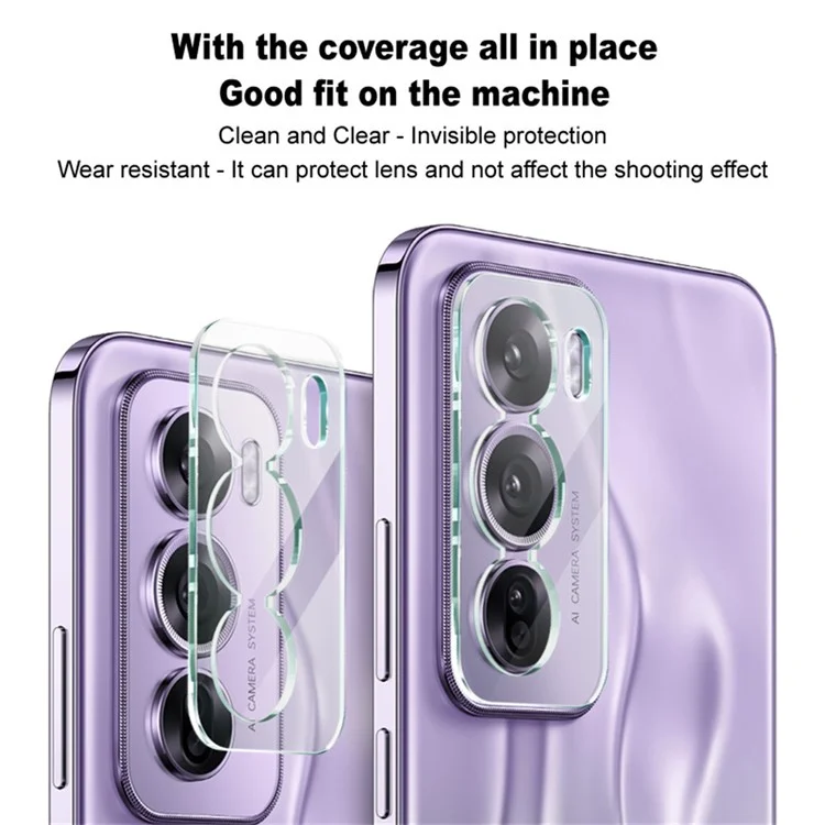 IMAK Para Samsung Galaxy A06 Protetor de Lente de Vidro Temperado + Tampa de Lente Acrílica