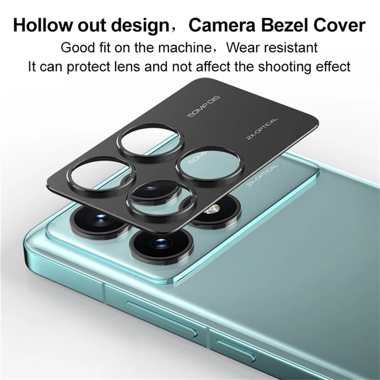 IMAK For Xiaomi Poco F6 Pro 5G / Redmi K70 5G / K70 Pro 5G Metal Camera Lens Protector Lens Protective Cover