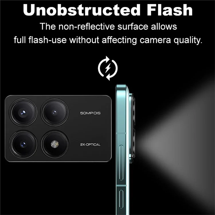 IMAK For Xiaomi Poco F6 Pro 5G / Redmi K70 5G / K70 Pro 5G Metal Camera Lens Protector Lens Protective Cover