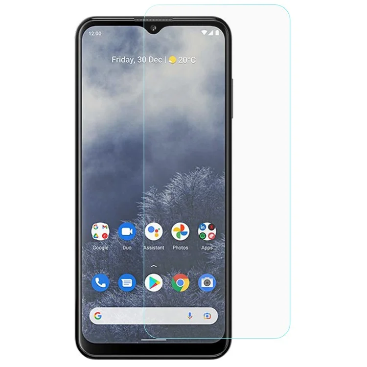 Per Nokia G60 5G 0,3 mm Arc Edge Screen Protector HD Clarity Tempered Glass Sensitive Touch Anti-explosion Film