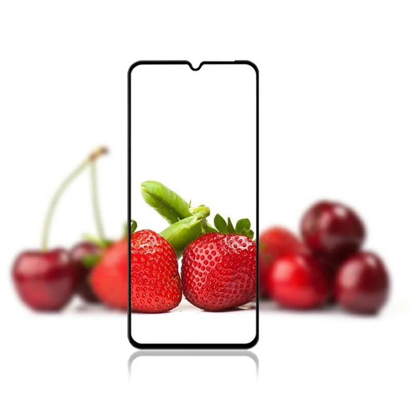 MOCOLO For Xiaomi Poco C75 4G / Redmi 14R 5G / 14C 4G Screen Protector Anti-Shatter Silk Printing Tempered Glass Film - Black