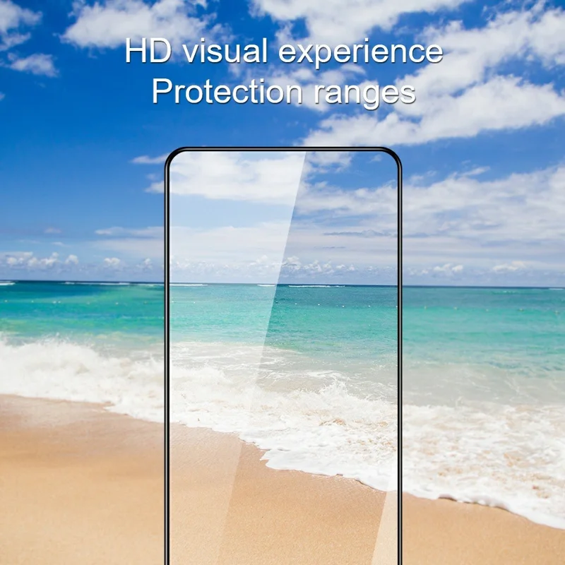 AMORUS 2Pcs For Xiaomi Redmi 13 5G / 4G Screen Protector Shatterproof Silk Printing Tempered Glass Film - Black