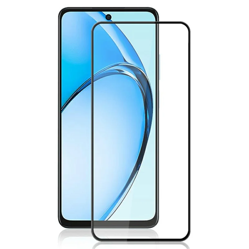 AMORUS For Oppo A80 5G / A60 4G / A3 Pro (Global) 5G Screen Protector Anti-Shatter Tempered Glass Film - Black