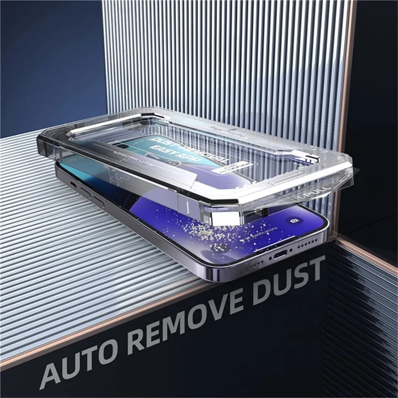 For iPhone 16 Pro Max Screen Protector Silk Printing Tempered Glass Film Dust-Free Protector