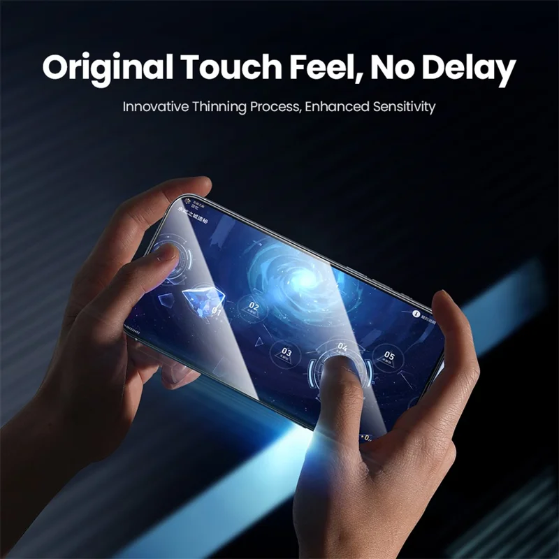 NILLKIN For iPhone 16 Pro Max Anti-Peep Screen Protector Anti-Scratch AGC Glass Full Screen Film